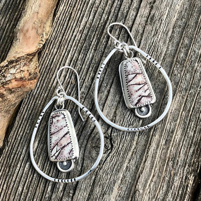 Delicate Artisan Silver Earring