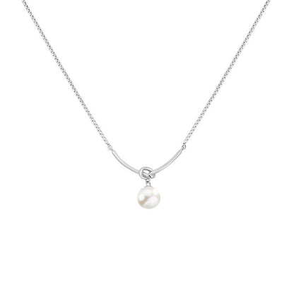 Delicate Artisan Pearl Necklace