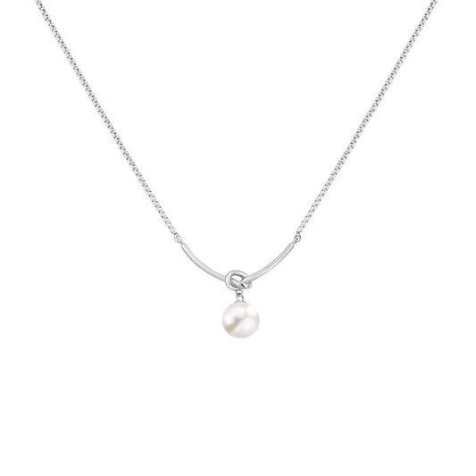 Delicate Artisan Pearl Necklace