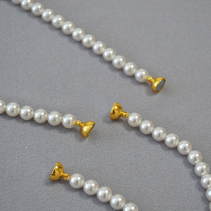 Delicate Artisan Pearl Necklace