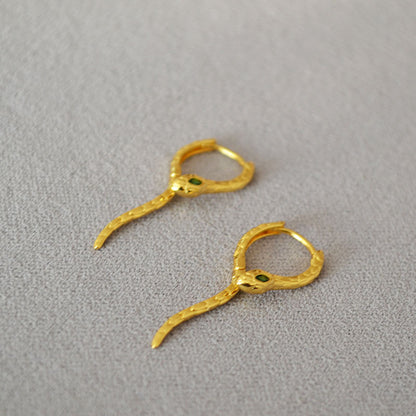 Delicate Artisan Gold Earring