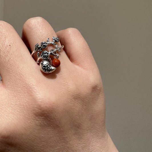 Delicate Artisan Silver Ring