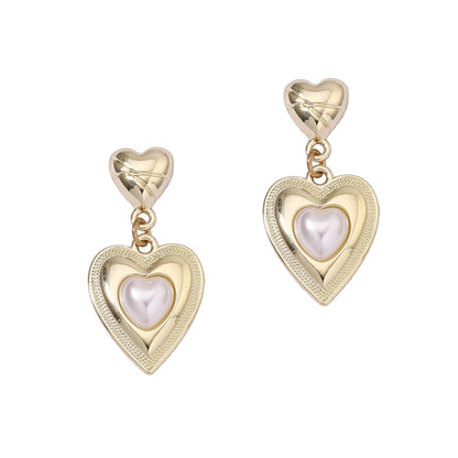 Vintage Handmade Gold Earring