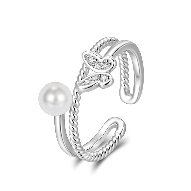 Romantic Pearl Ring for Special Moments