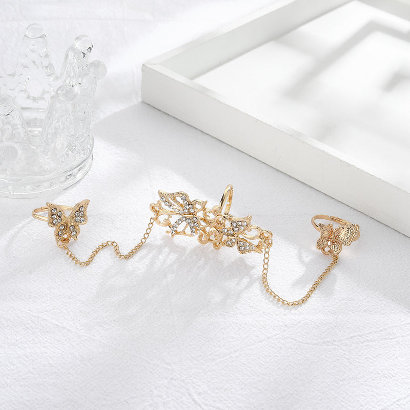 Delicate Artisan Gold Ring