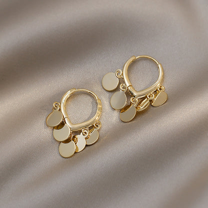 Vintage Handmade Gold Earring