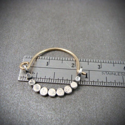 Delicate Artisan Silver Earring