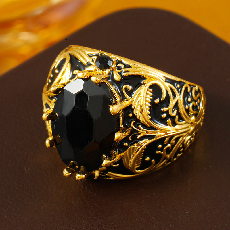 Delicate Artisan Gold Ring
