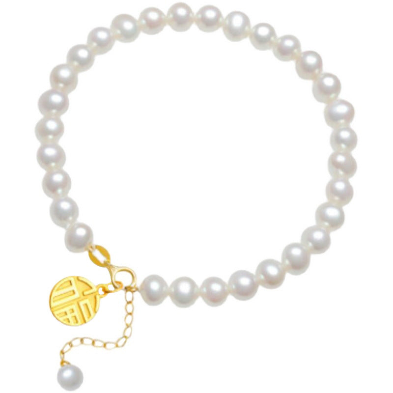 Vintage Handmade Pearl Bracelet
