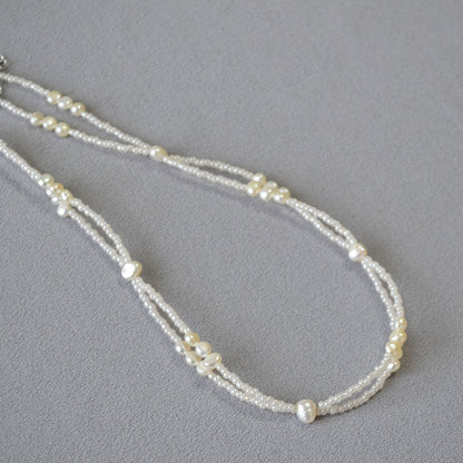 Delicate Artisan Pearl Necklace