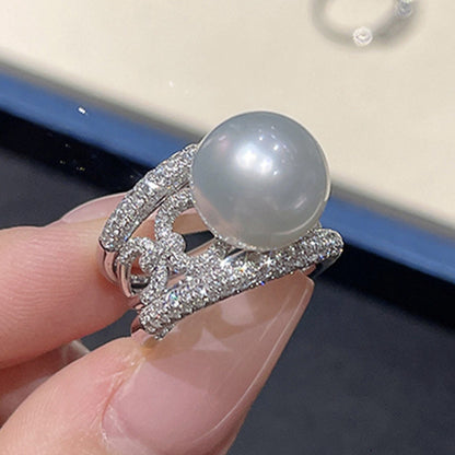 Delicate Artisan Pearl Ring