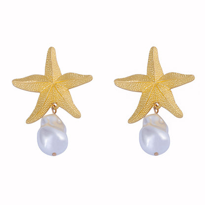 Delicate Artisan Pearl Earring