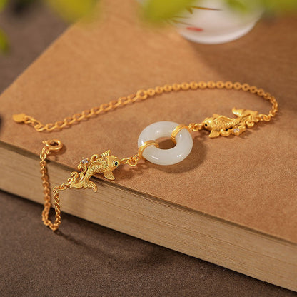 Vintage Handmade Gold Bracelet