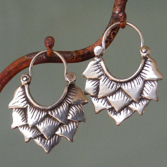 Beautiful Silver Earring with Unique Style