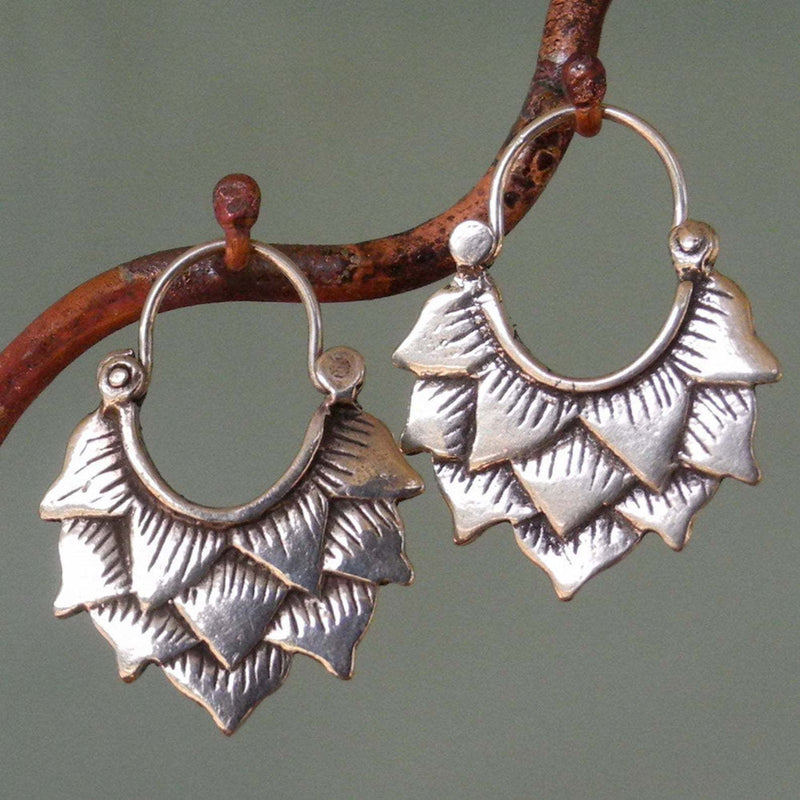 Beautiful Silver Earring with Unique Style