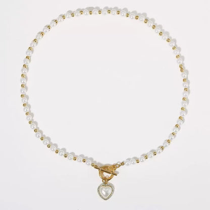 Delicate Artisan Pearl Necklace