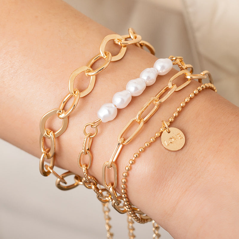 Vintage Handmade Gold Bracelet