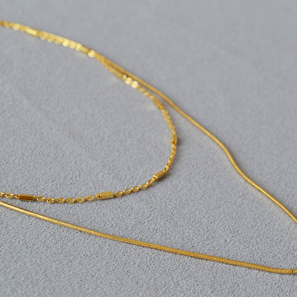 Delicate Artisan Gold Necklace