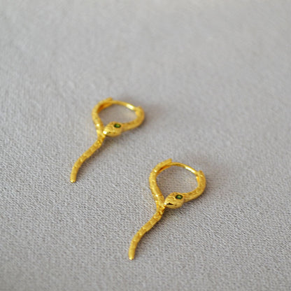 Delicate Artisan Gold Earring