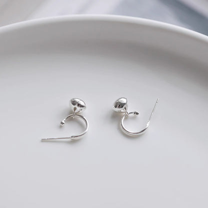 Classic Silver Earring with Timeless Appeal