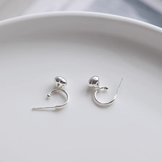 Classic Silver Earring with Timeless Appeal