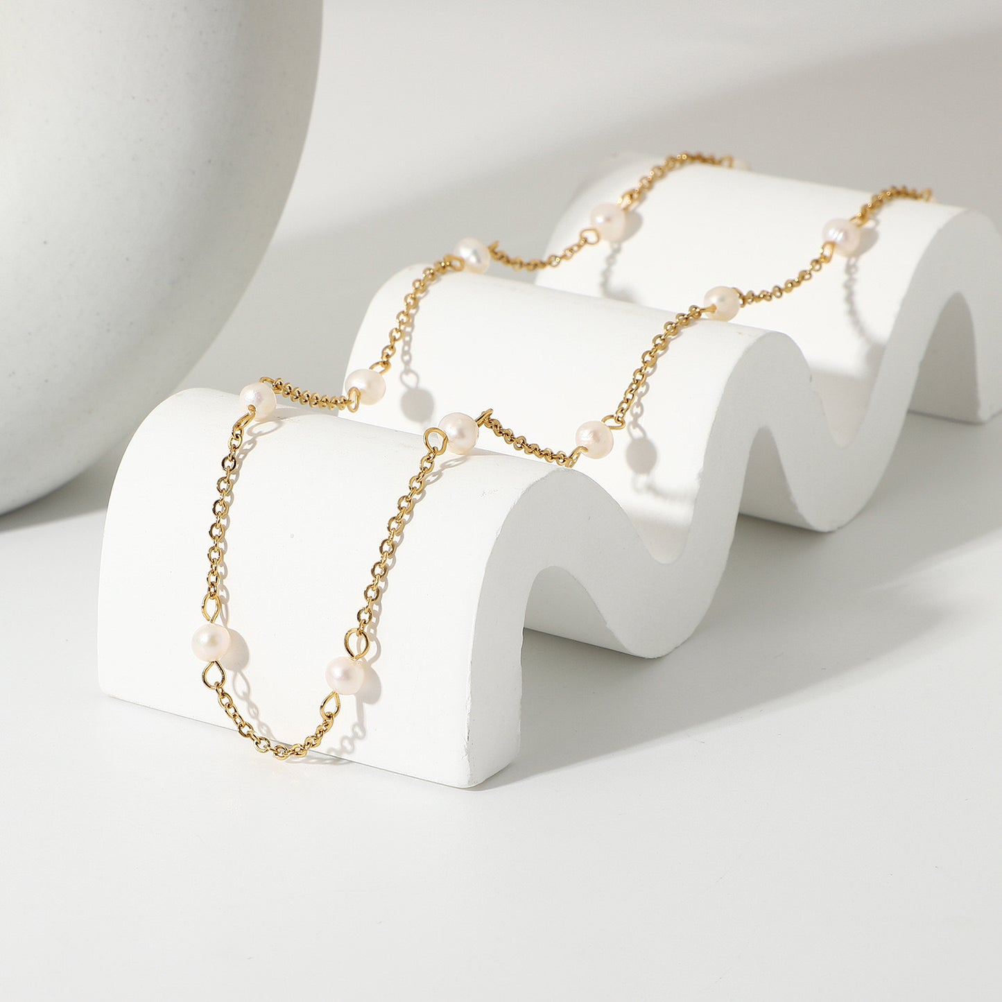 Vintage Handmade Pearl Chain