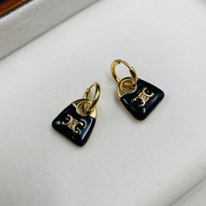 Vintage Handmade Gold Earring