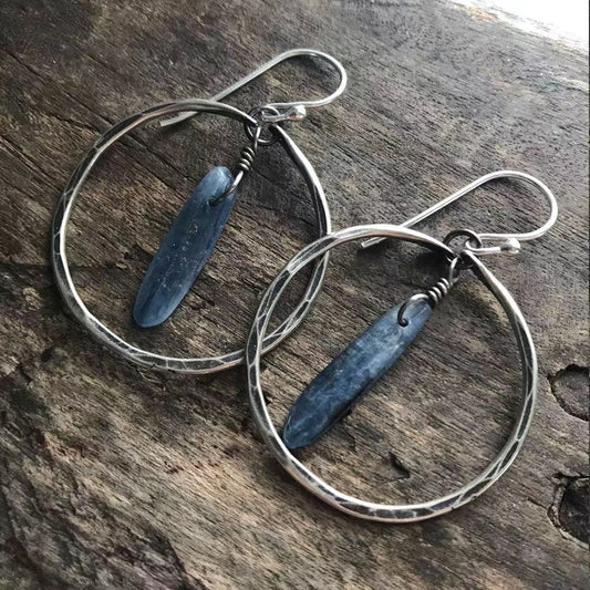 Vintage Handmade Silver Earring