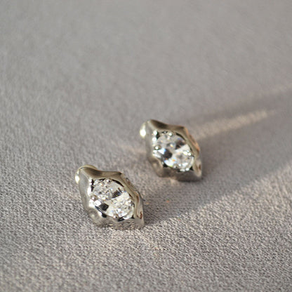 Vintage Handmade Silver Earring