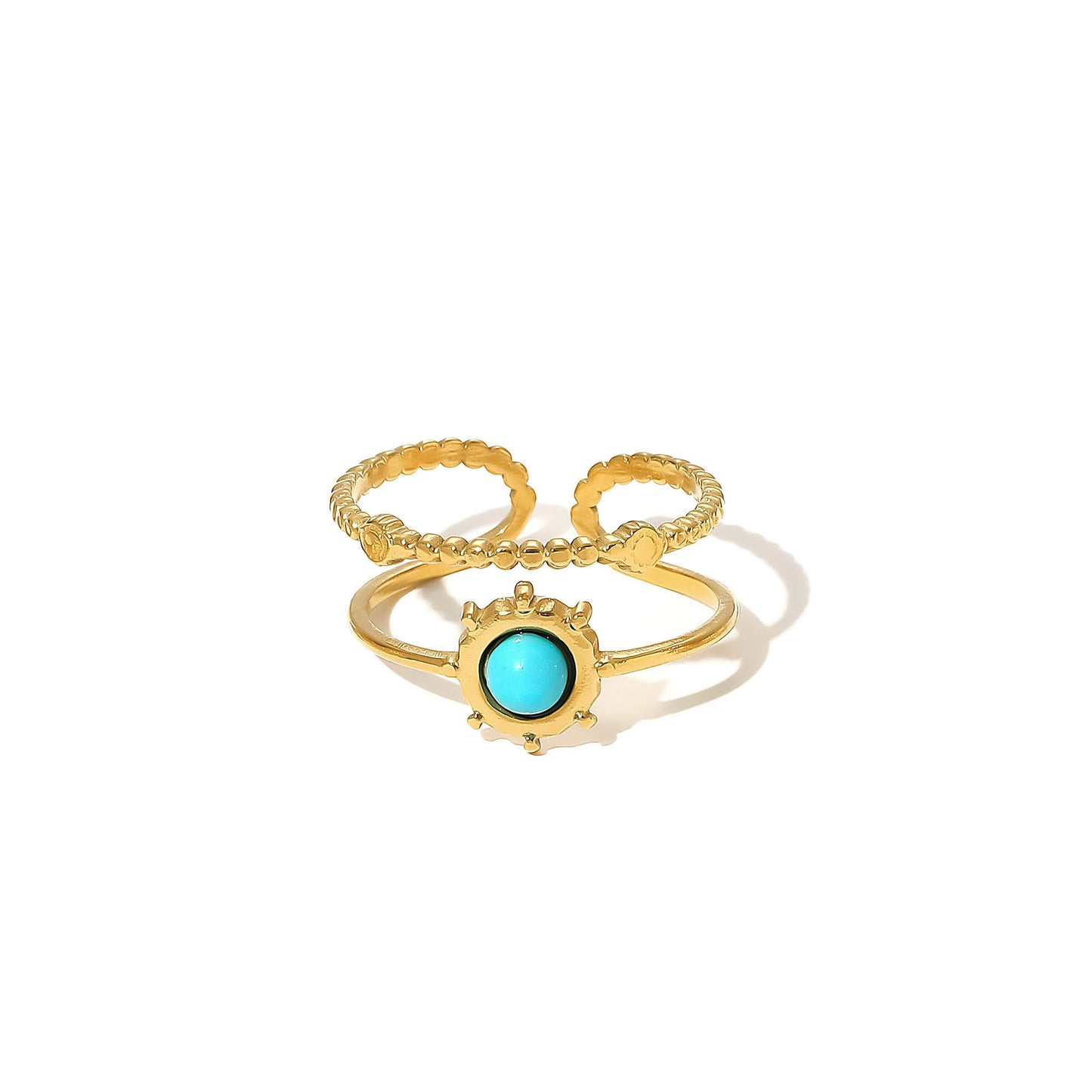 Delicate Artisan Gold Ring