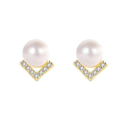 Delicate Artisan Pearl Earring