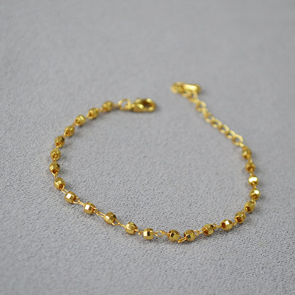 Delicate Artisan Gold Bracelet