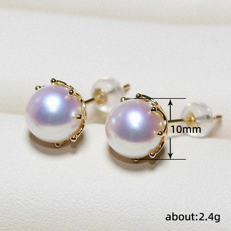 Delicate Artisan Pearl Earring
