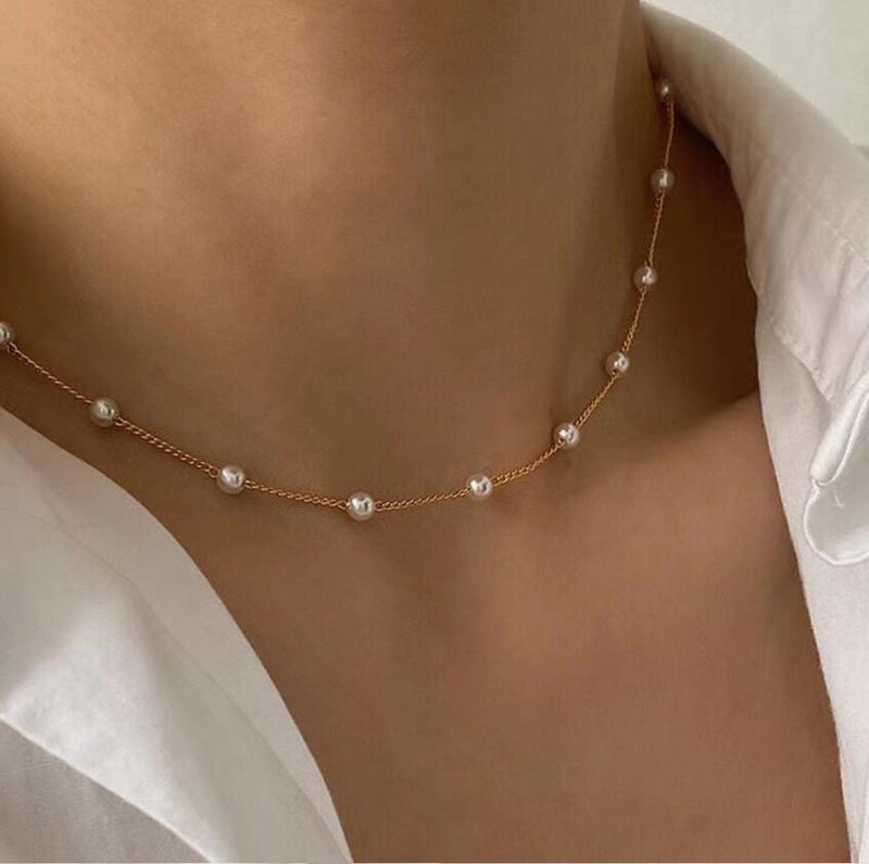 Vintage Handmade Pearl Chain