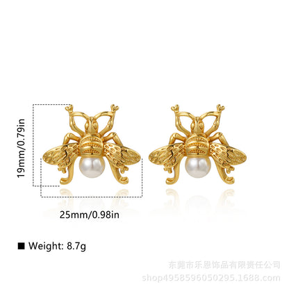 Delicate Artisan Pearl Earring