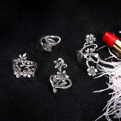 Beautiful Silver Set with Unique Style