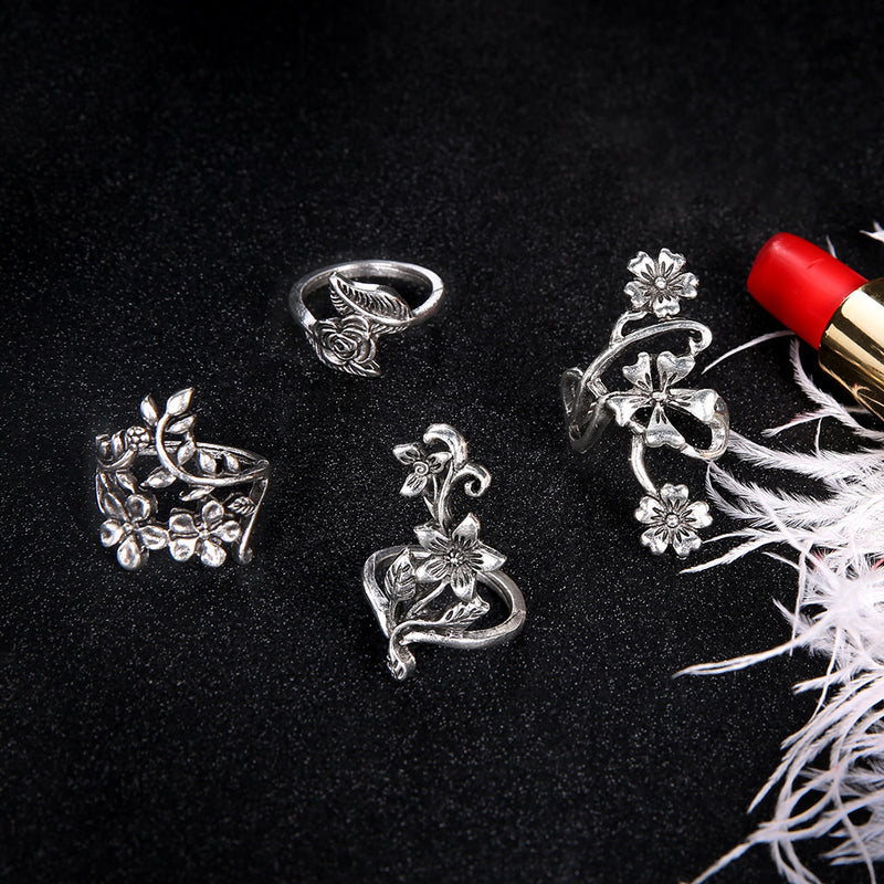 Beautiful Silver Set with Unique Style