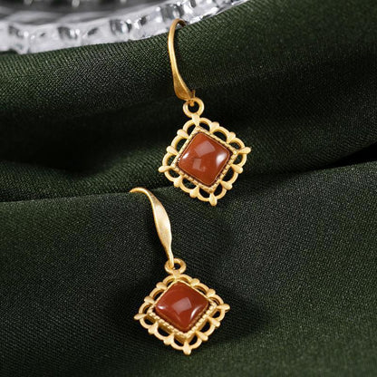Delicate Artisan Gold Earring