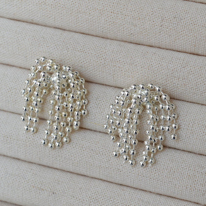 Delicate Artisan Silver Earring
