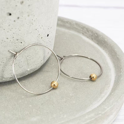 Vintage Handmade Gold Earring