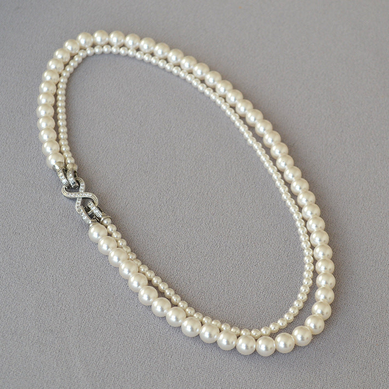 Vintage Handmade Pearl Necklace