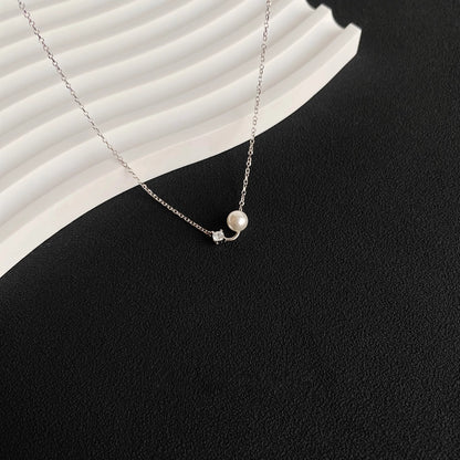 Delicate Artisan Pearl Necklace