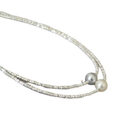Classic Silver Necklace with Timeless Appeal