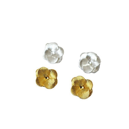Delicate Artisan Gold Earring