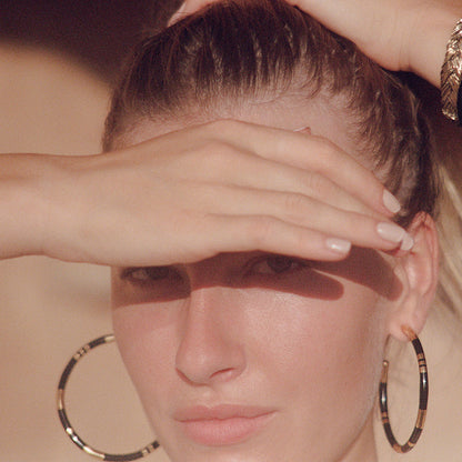 Vintage Handmade Gold Earring