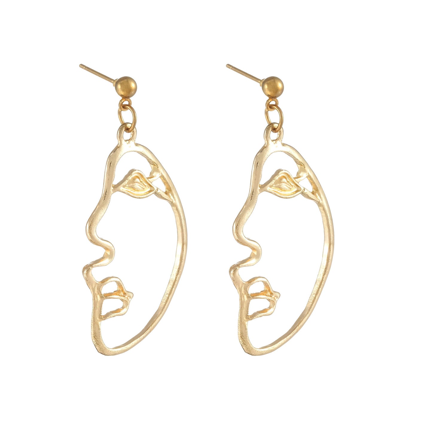 Beautiful Gold Earring with Unique Style