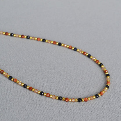 Vintage Handmade Gold Necklace