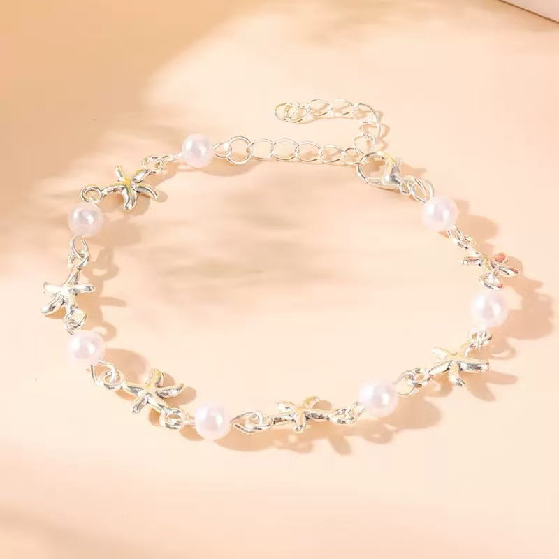 Romantic Pearl Anklet for Special Moments