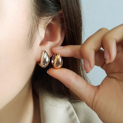 Delicate Artisan Gold Earring