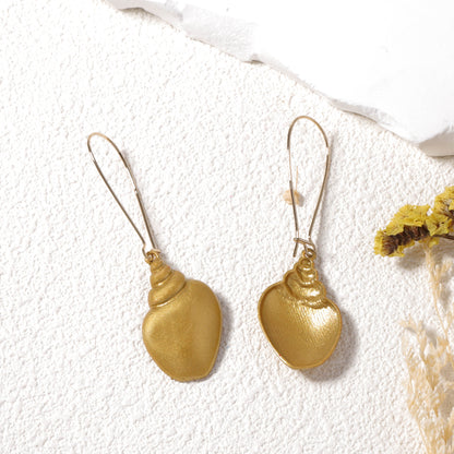 Delicate Artisan Gold Earring